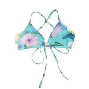 ✨Jolyn Hawaiian Floral Triangle Top✨